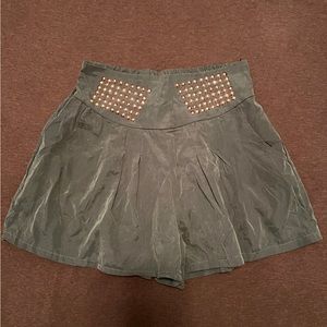 Metal Studs Shorts, XS